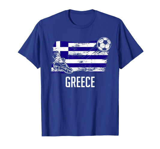 Greece Flag Jersey Greek Soccer Team Greek T-Shirt