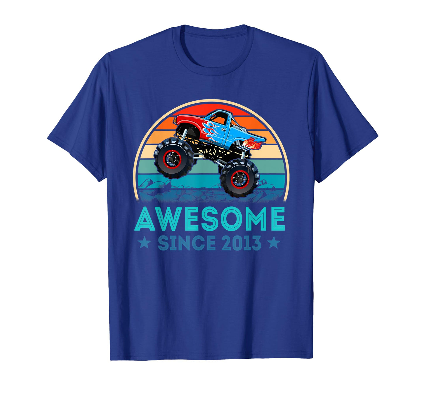 Awesome Since 2013 6th Years Old Monster Truck Shirt