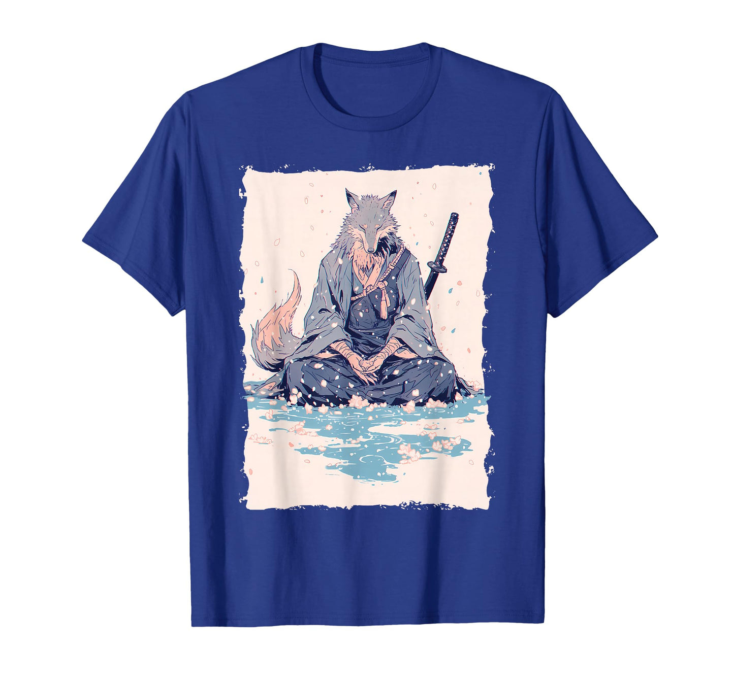 Kitsune Samurai Warrior Japan Myth Fox Spirit T-Shirt