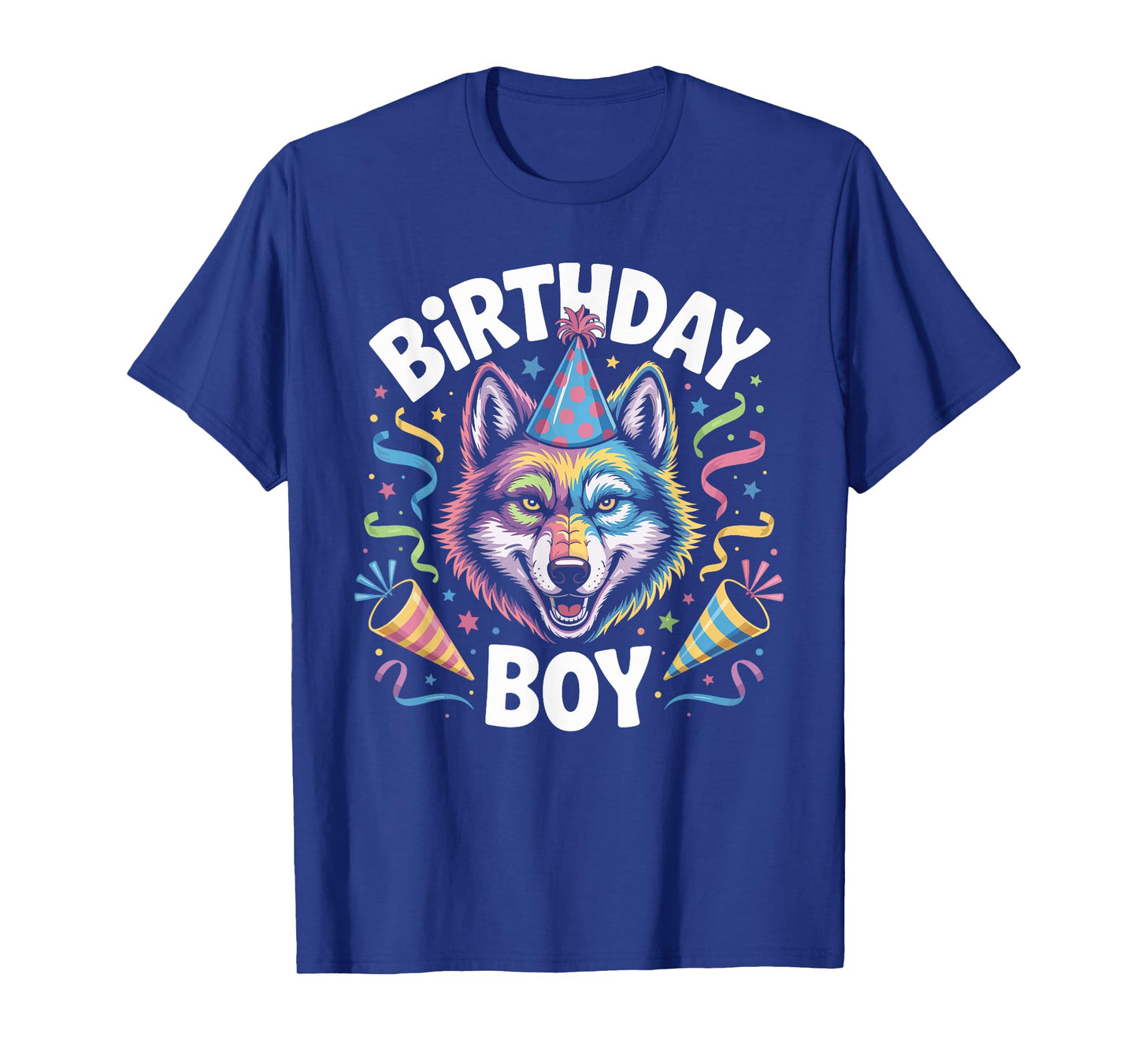 Birthday Boy WOLF Shirt Cute WOLF T Shirt for Birthday Wolve T-Shirt