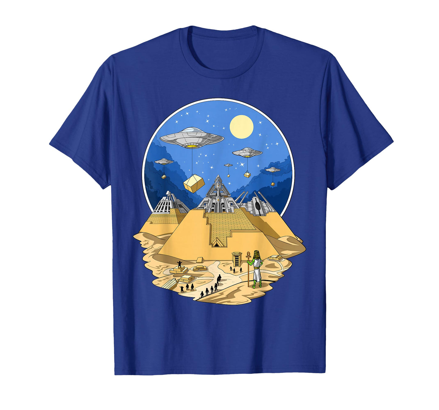 Ancient Egyptian Pyramid Alien UFO Space Aliens T-Shirt