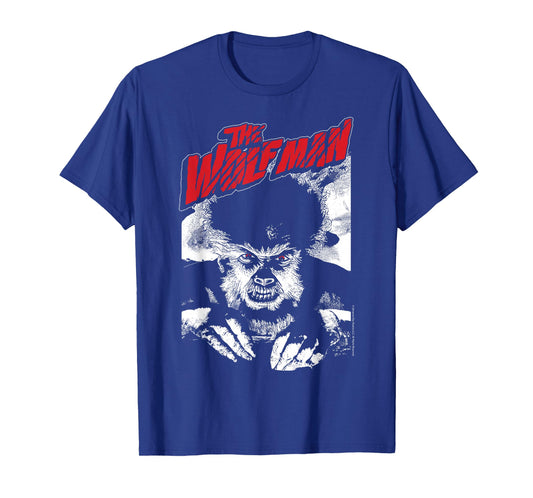 Universal Monsters The Wolfman Title Portrait T-Shirt