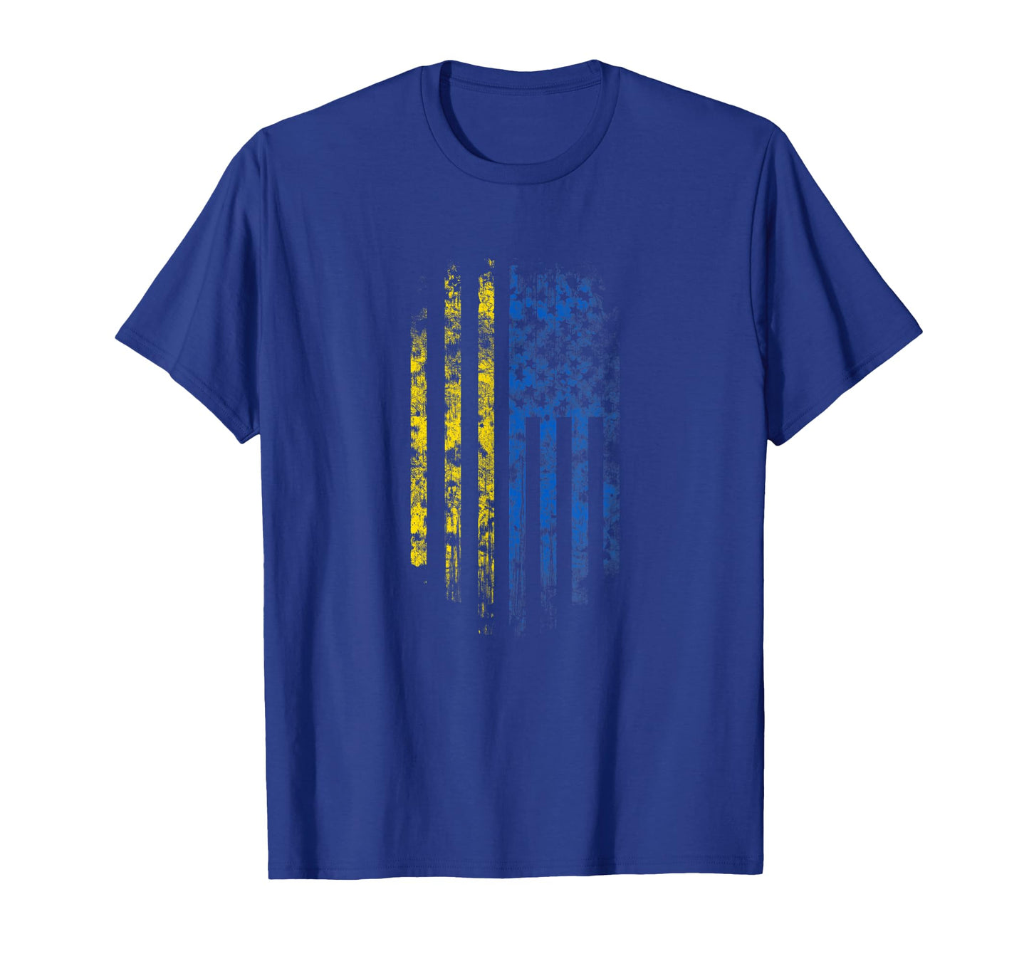 Ukrainian American Flag - Ukraine and USA Pride T-Shirt for Women Kids Men