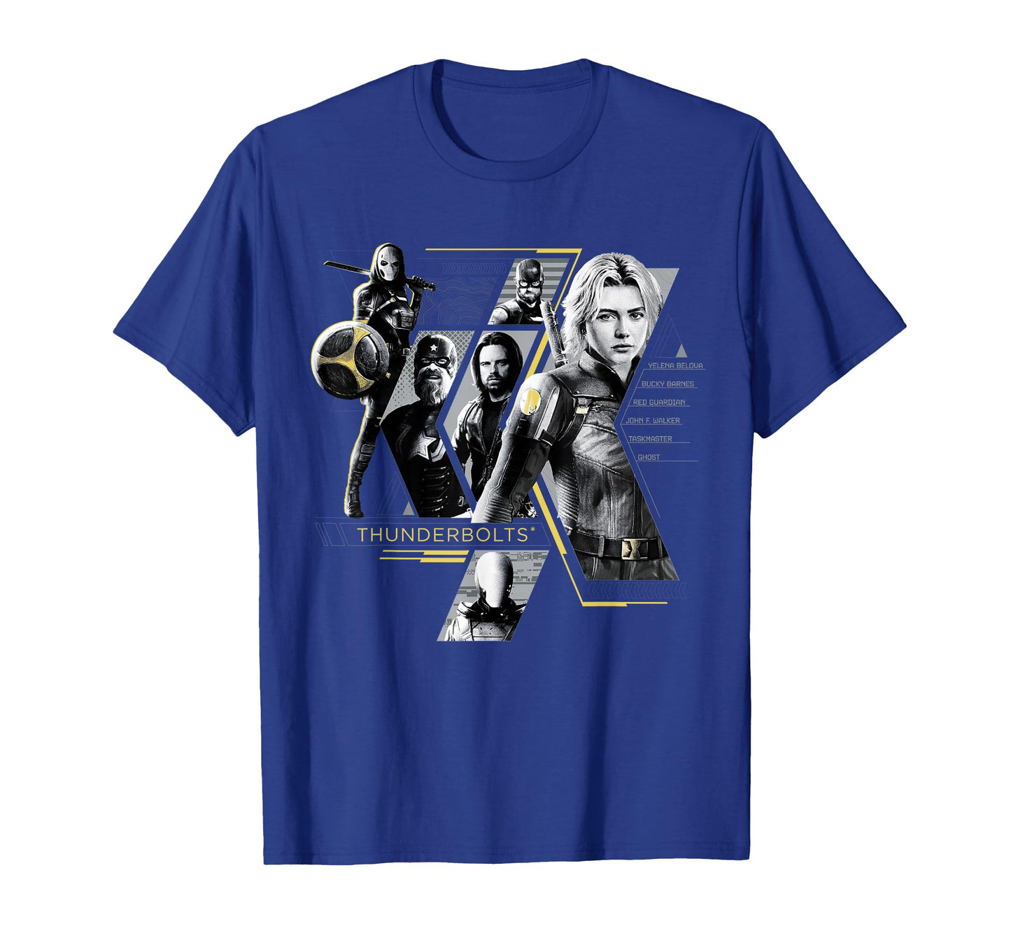 Marvel Studios Thunderbolts Team Mission Roster T-Shirt