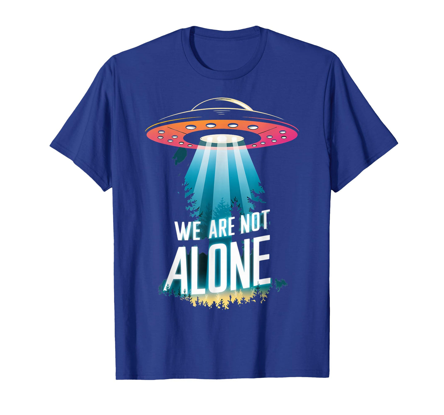 UFO "We Are Not Alone" Design T-Shirt