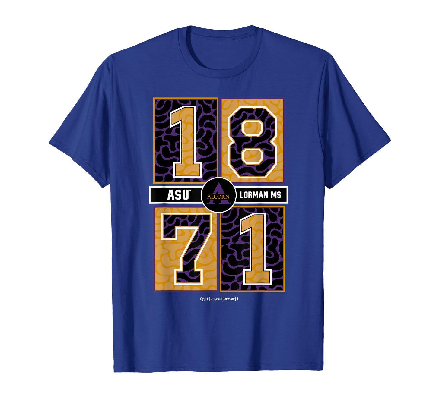 Alcorn State University - ASU Braves HBCU Concrete Date T-Shirt