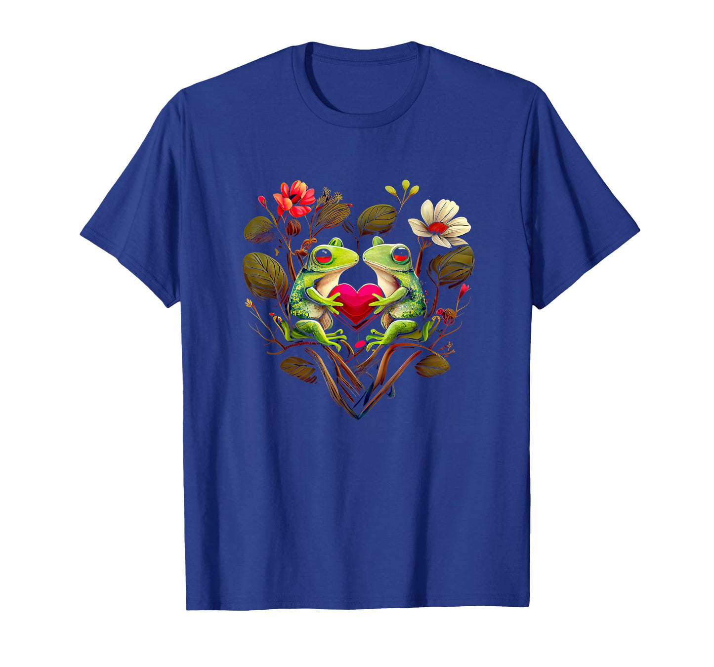 Heart-shaped Frog couple - Valentine's day T-Shirt