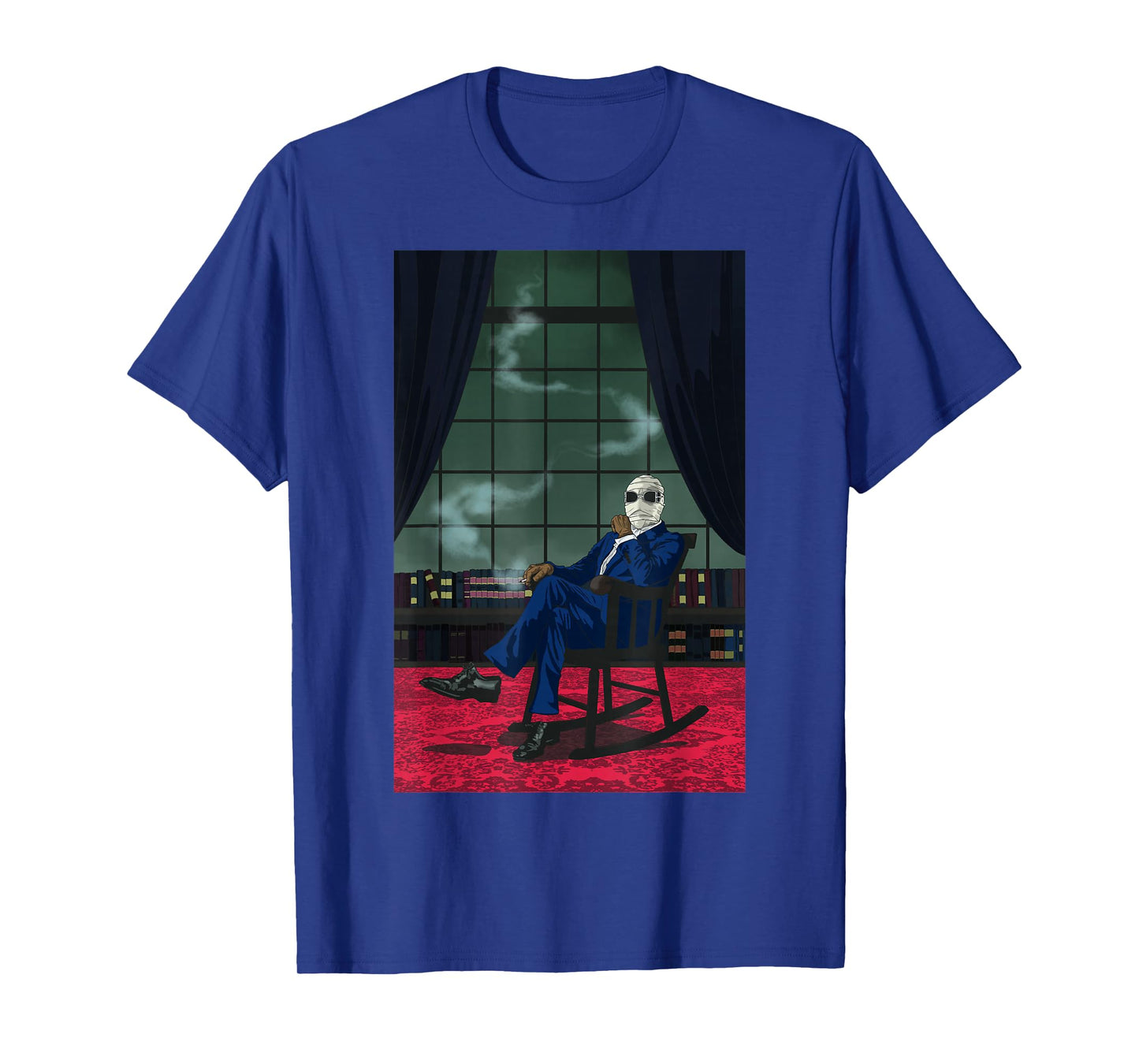 Universal Monsters Invisible Man Chair Portrait T-Shirt