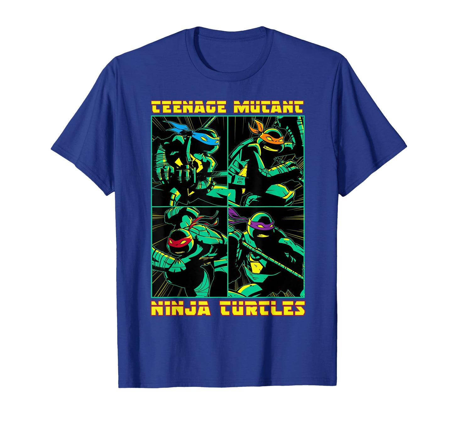 Teenage Mutant Ninja Turtles Action Panel T-Shirt T-Shirt