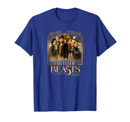 Fantastic Beasts And Where To Find Them Hero Group Poster T-Shirt