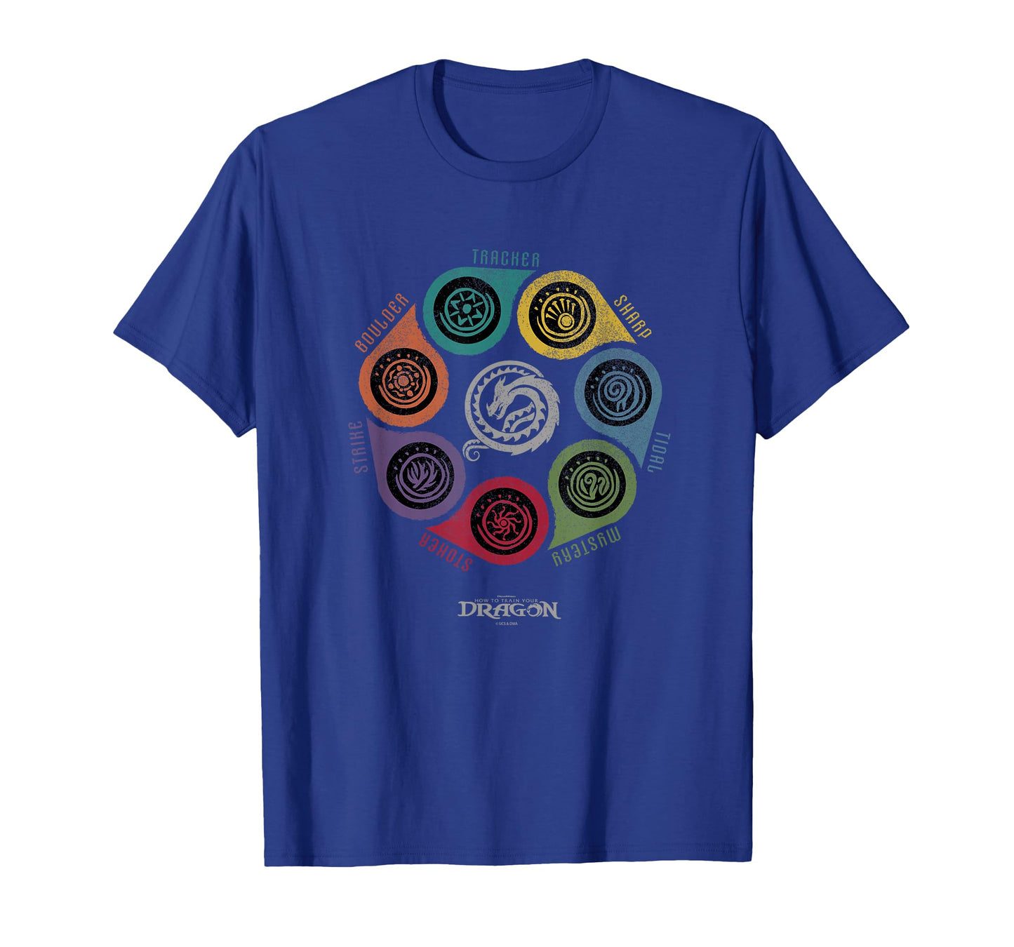 DreamWorks Dragons Dragon Class Color Wheel T-Shirt
