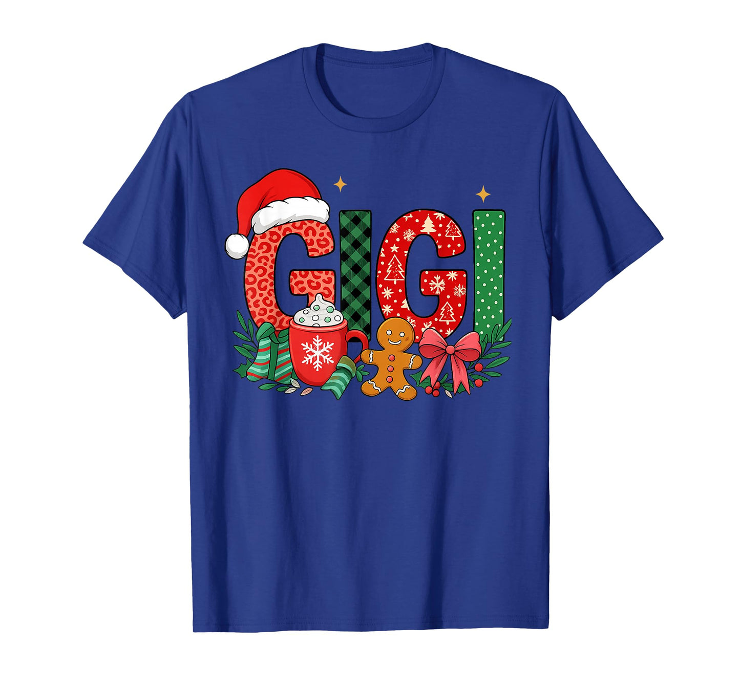 Gigi Christmas Hot Cocoa Gingerbread Holiday Grandma T-Shirt