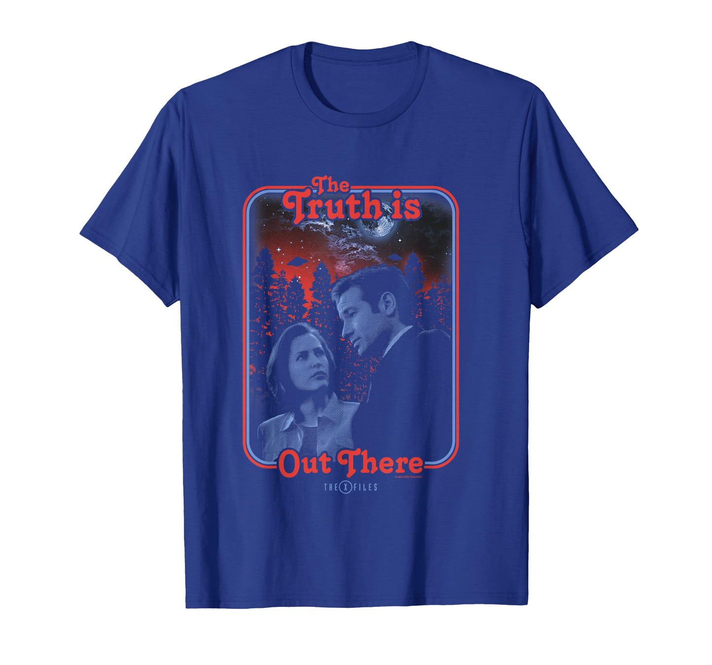 X-Files The Truth Is Out There Iconic Retro Comic Cover Logo T-Shirt