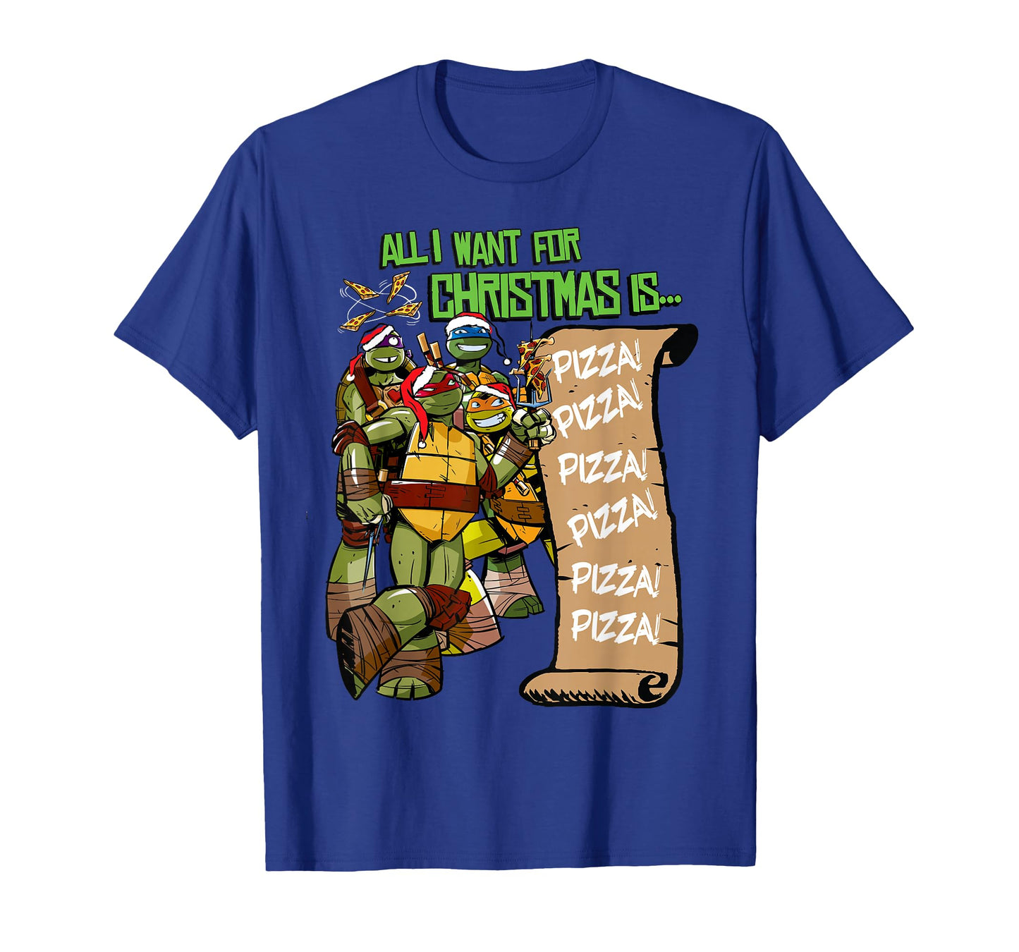 TeenageMutant Ninja Turtles Christmas List T-Shirt T-Shirt