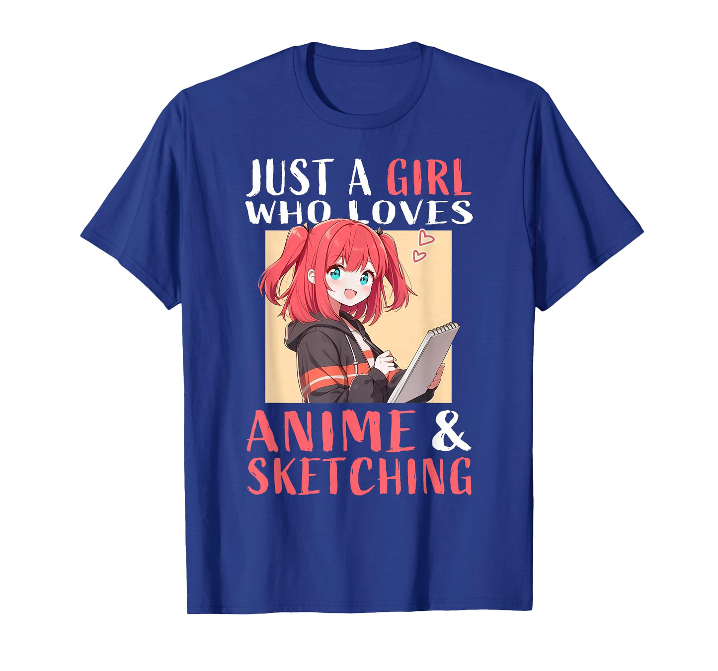 Anime and Sketching for Girls Teens Manga Kawaii Japan T-Shirt