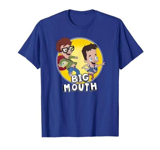 Big Mouth Nick & Andrew Best Friends Circle Portrait T-Shirt
