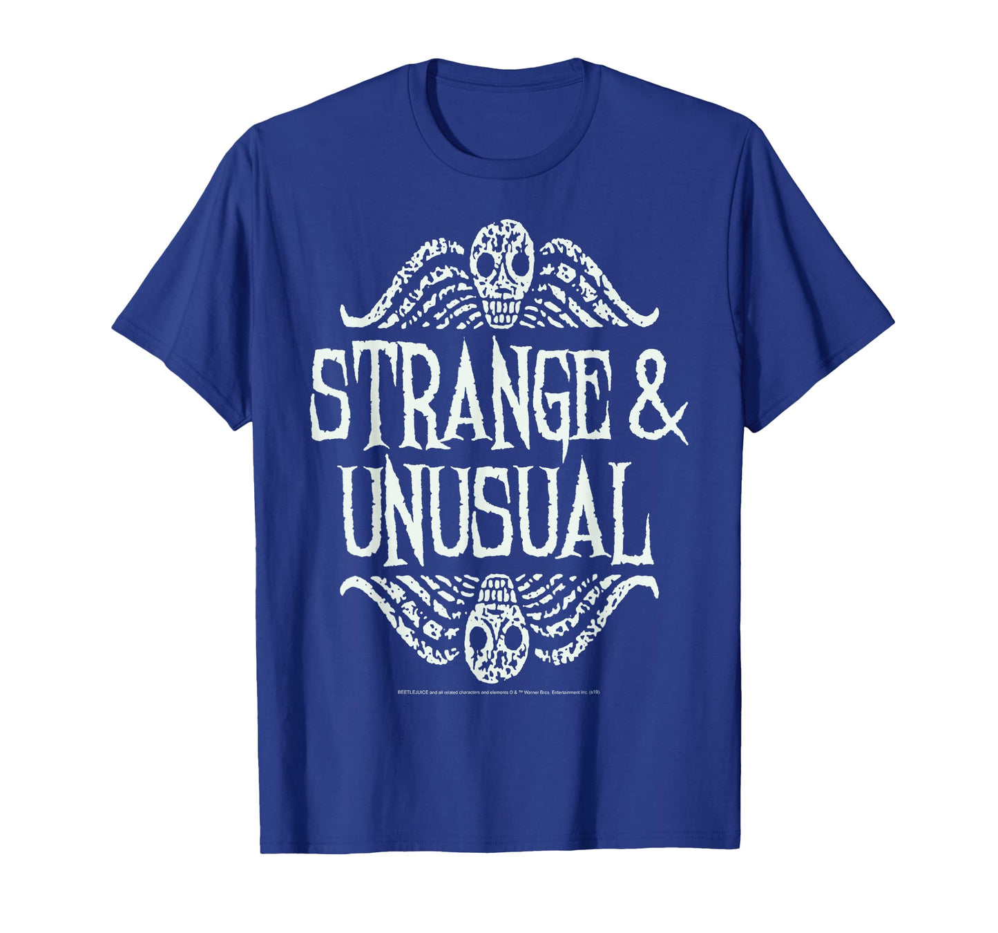 Beetlejuice Strange & Unusual Distressed Skulls T-Shirt