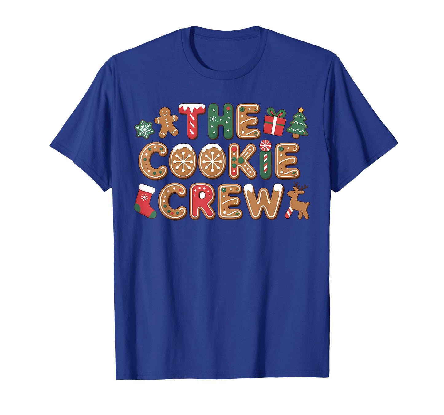 The Cookie Crew Christmas Baking Cookie Lover Kids Women T-Shirt