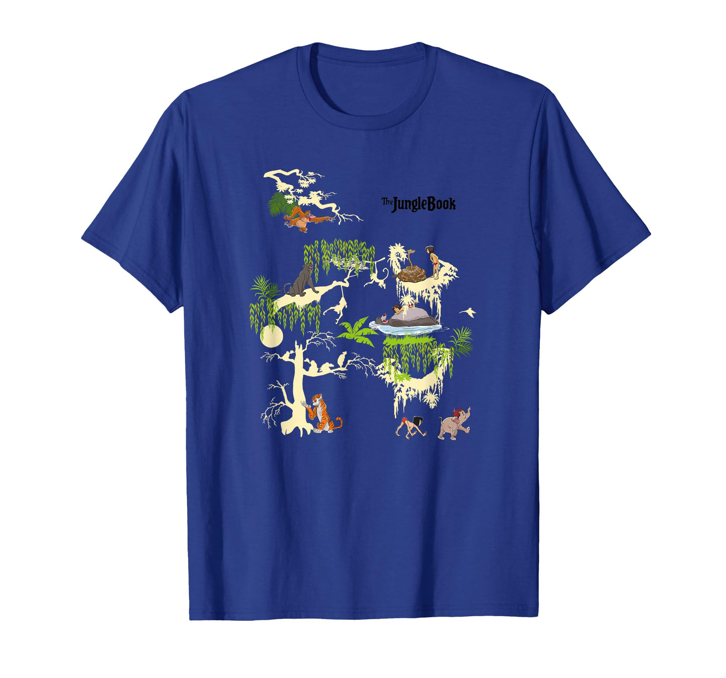 Disney The Jungle Book Scenes Group Poster T-Shirt