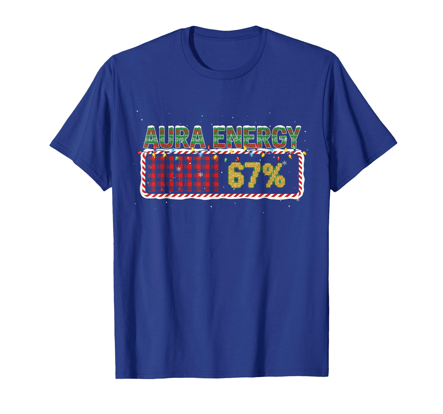 Funny Aura Energy 67 Christmas Holiday Women Kids Xmas T-Shirt