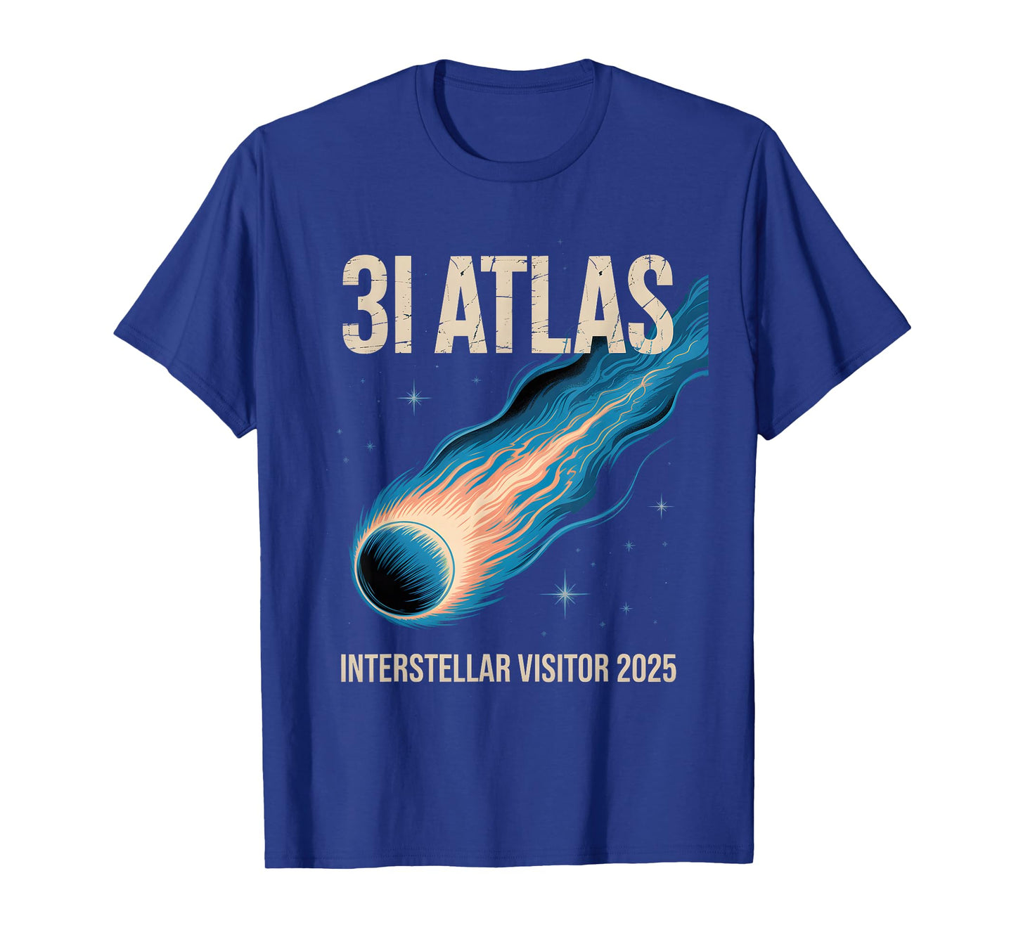 31/Atlas Interstellar-Style Astronomy Visitor 2025 Retro T-Shirt