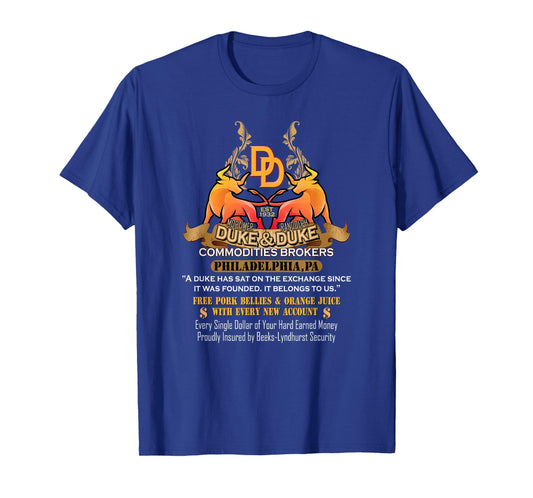 Duke & Duke Commodities Broker Trading Funny Places Gift T-Shirt