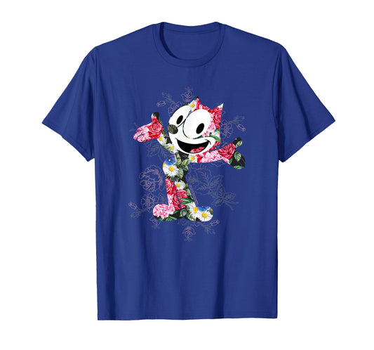 Felix The Cat Floral Fill T-Shirt