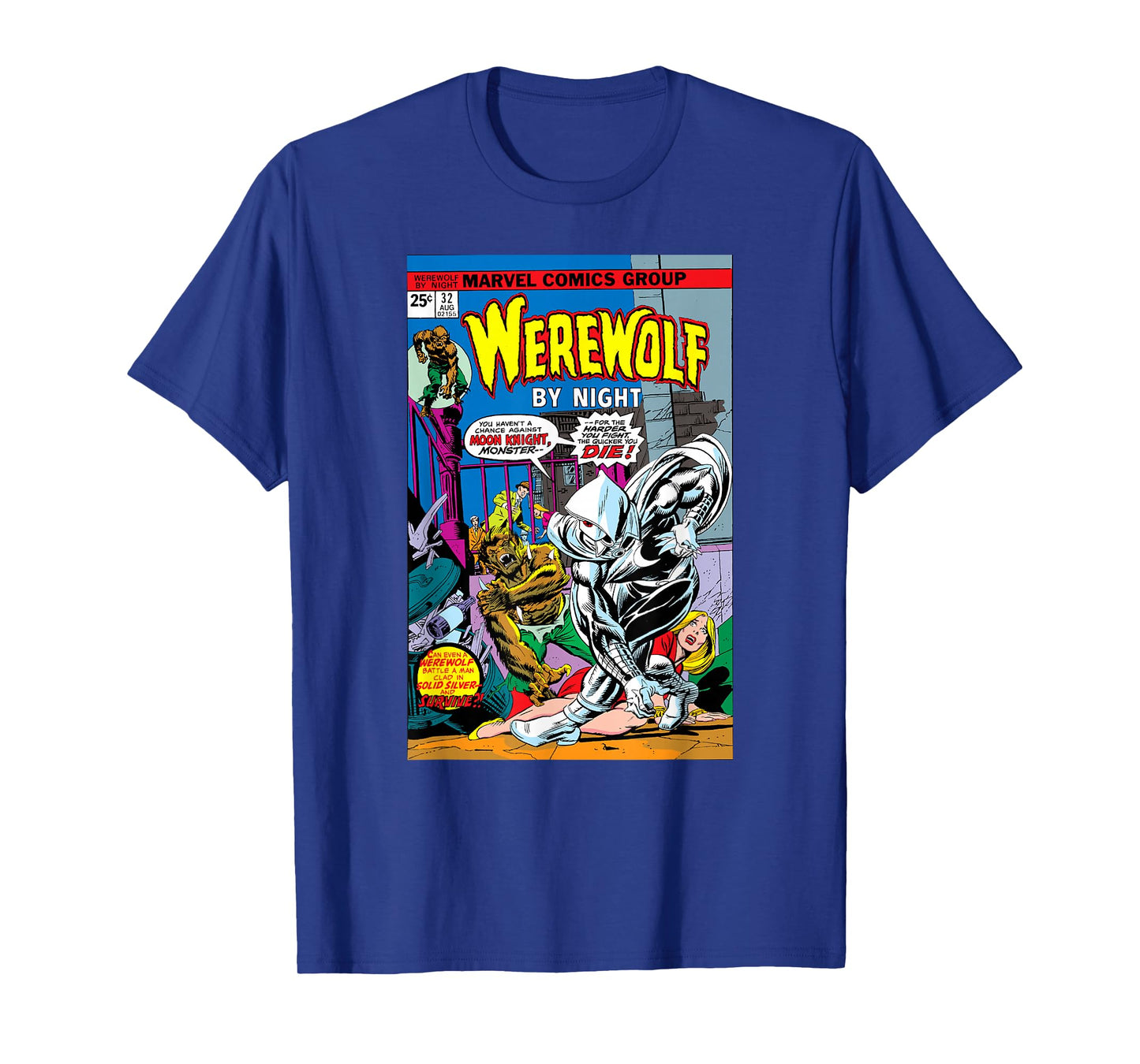 Marvel Moon Knight Werewolf by Night Vintage Comic Halloween T-Shirt