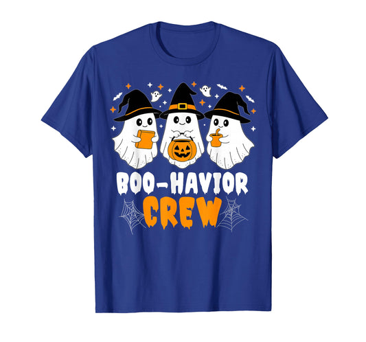 Boo-Havior Crew Behavior Analyst ABA Funny Ghost Halloween T-Shirt