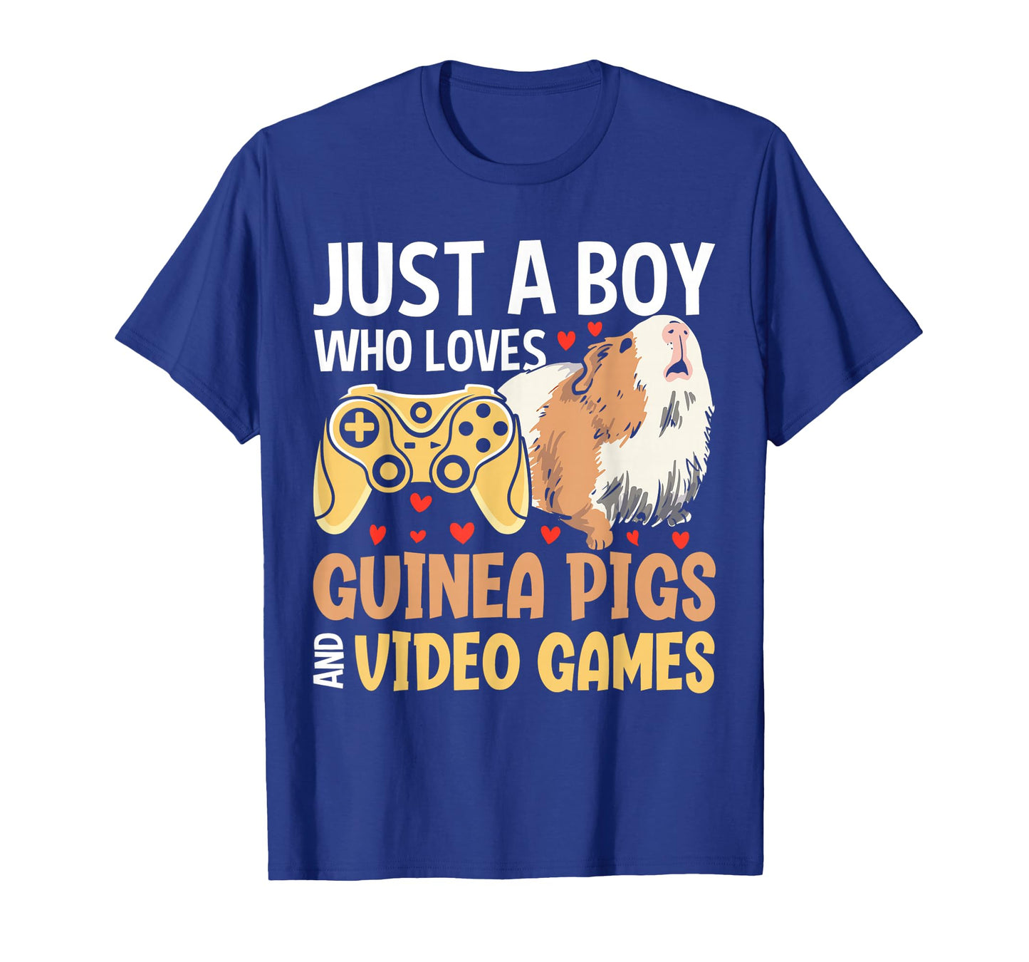 Just A Boy Who Loves Guinea Pigs And Video Games T-Shirt