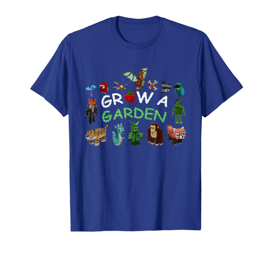 Grow a Garden Shirts for Kids Girls Boys Gamer Pets T-Shirt