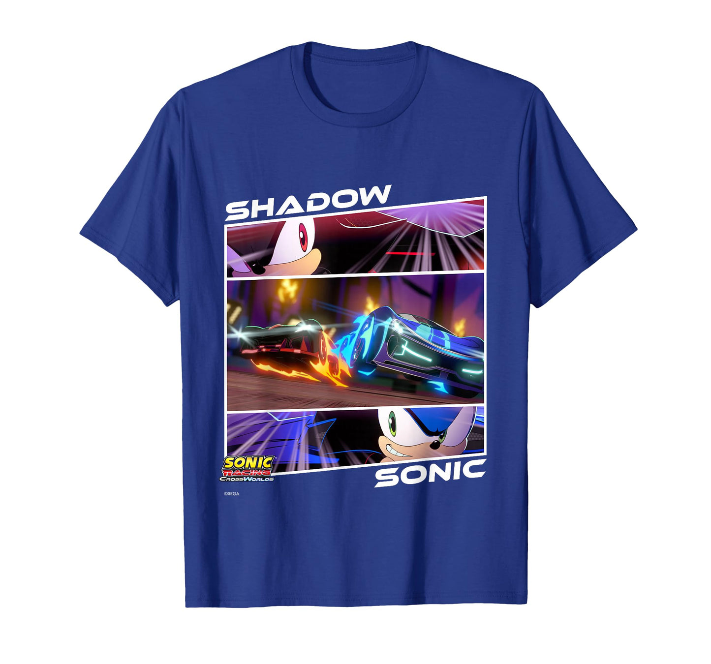 Sonic Racing CrossWorlds - Shadow Vs. Sonic, Head-to-Head T-Shirt