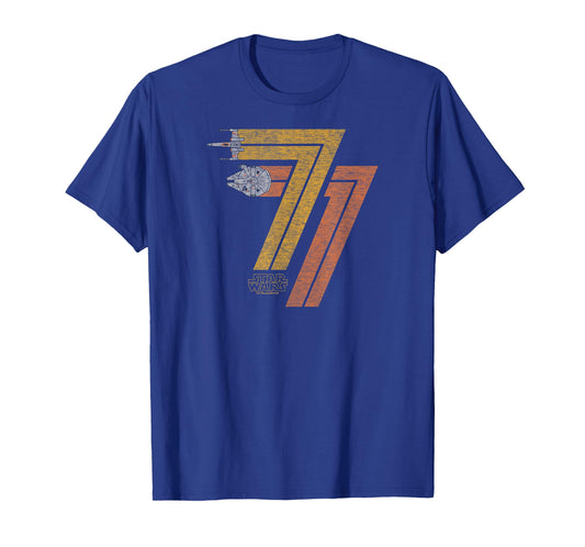 1977 Millennium Falcon Retro Design T-Shirt