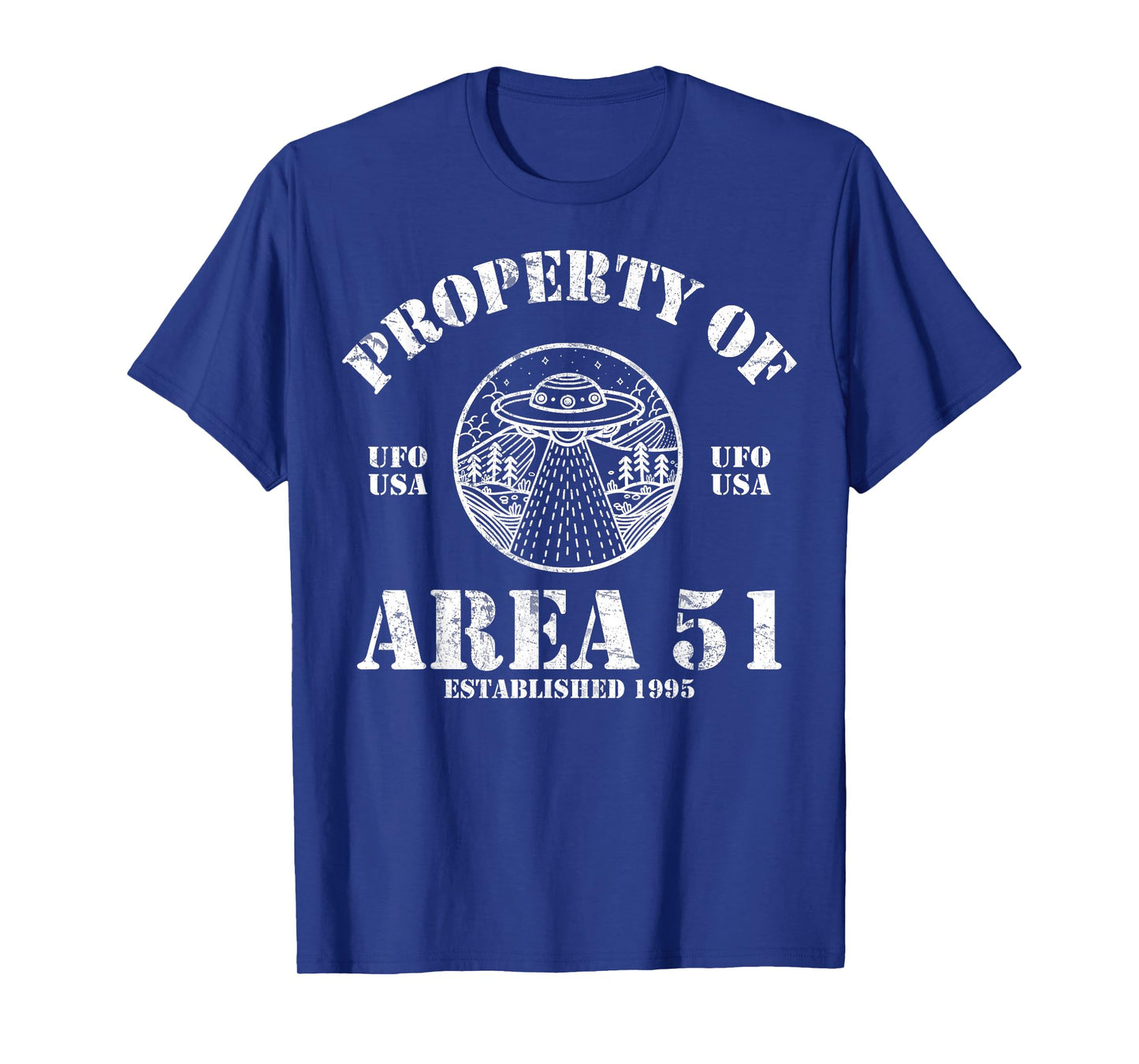 Property Of Area 51 UFO Alien Believer UFO T-Shirt