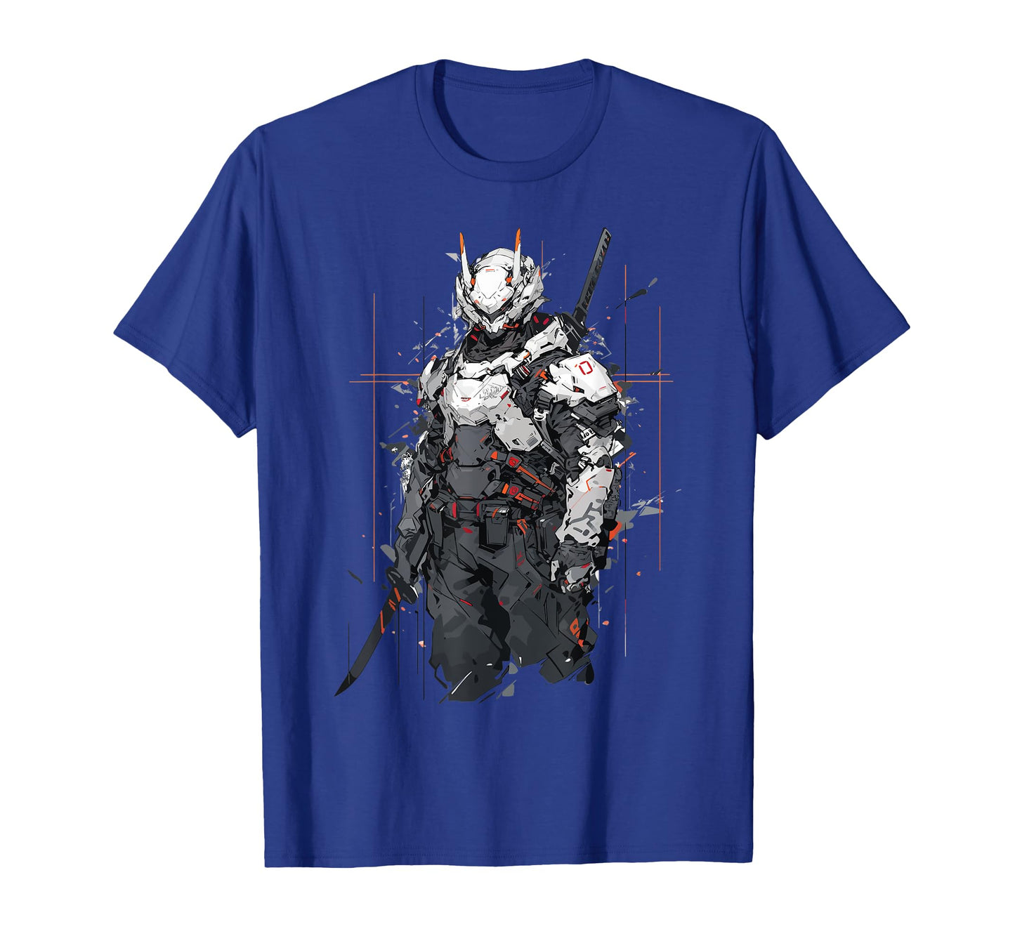 Ninja Shinobi Cyborg Warrior Robotic Anime Manga Comic Style T-Shirt