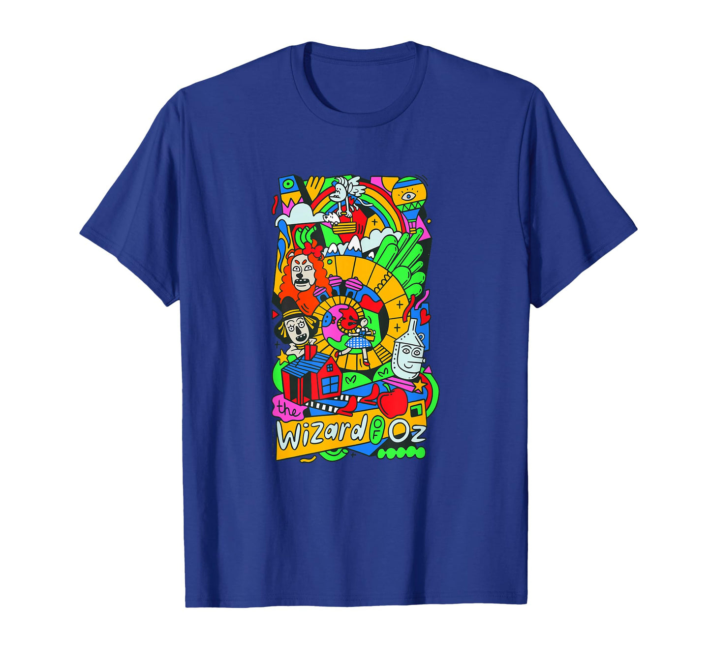 WB100 The Wizard Of Oz The Yellow Brick Road Groovy Group T-Shirt