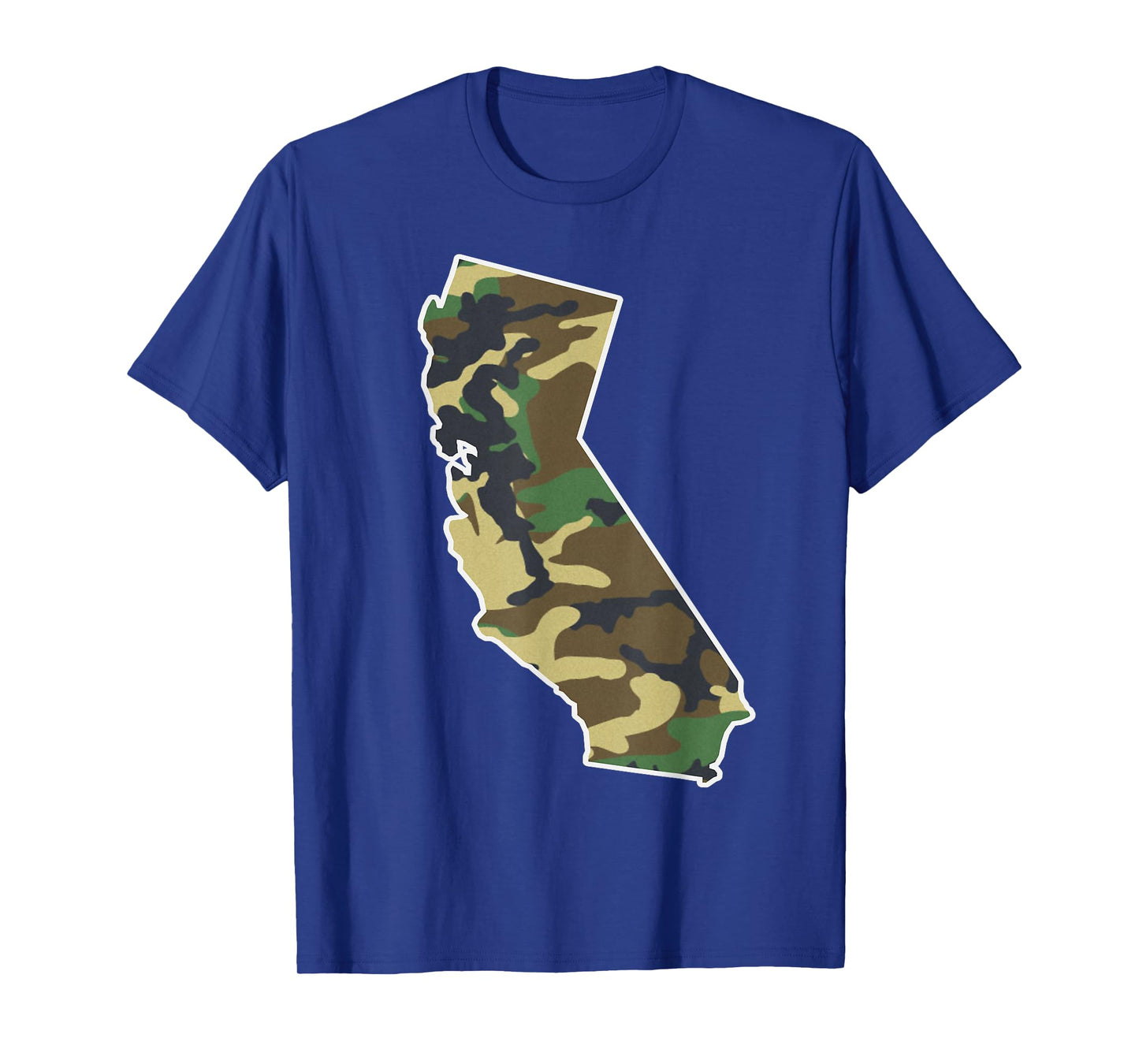 Cali Camo California Pride State Map Shirt