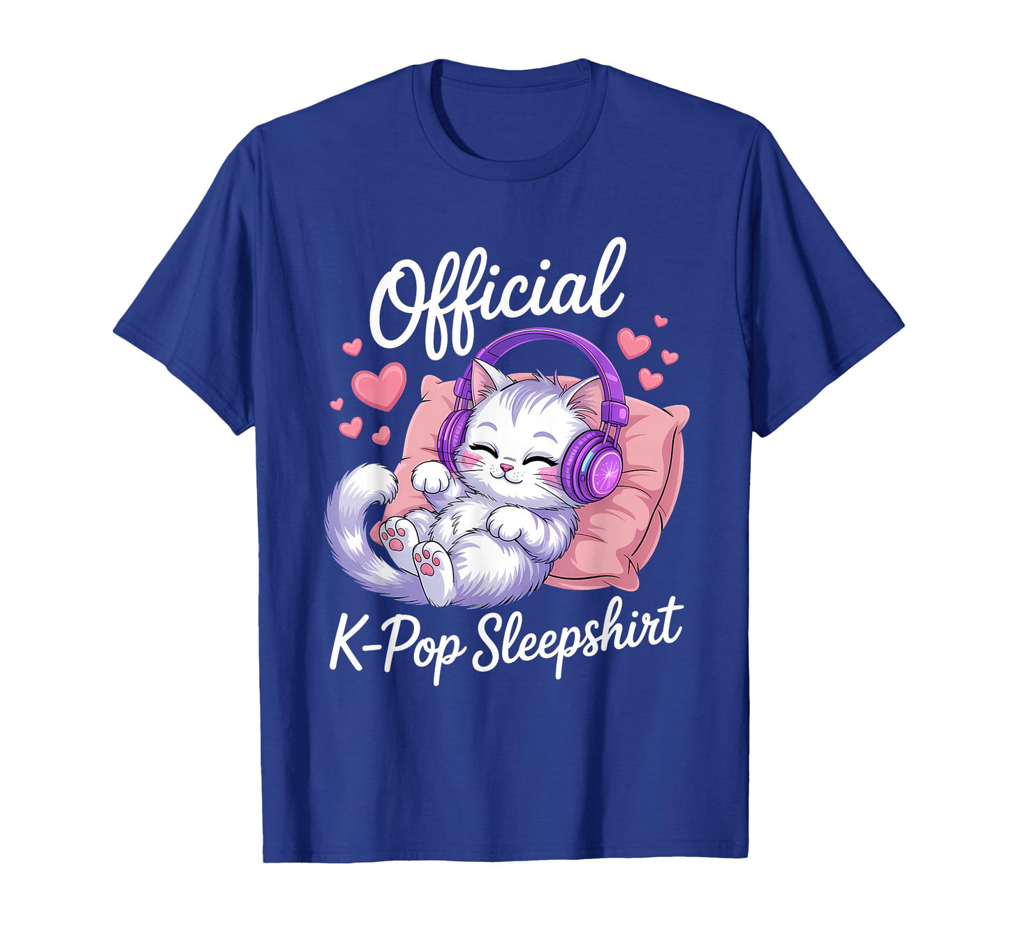 K-Pop Cat Official K-Pop Sleep T-Shirt