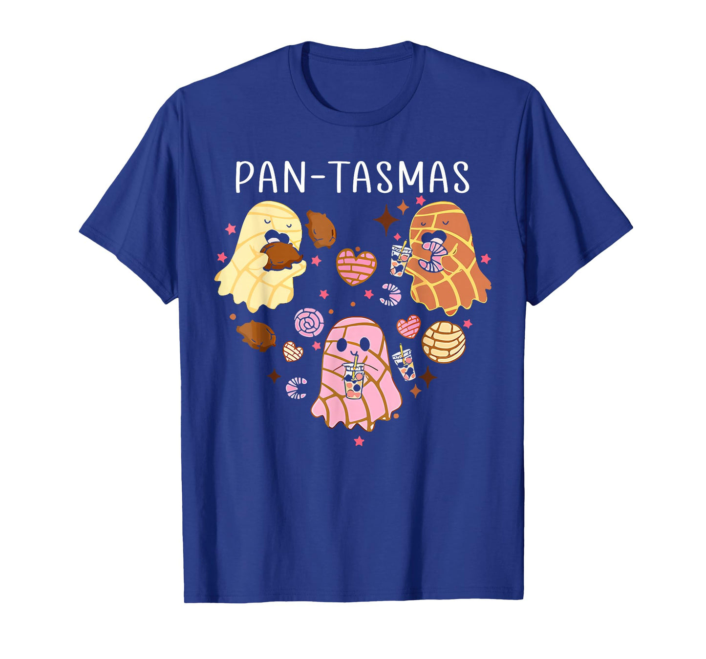 Pantasmas Ghost Funny Spooky Conchas Mexican Ghost Halloween T-Shirt