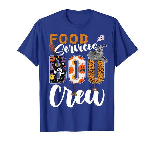 Food Services Boo Crew Halloween Match Dietary T-Shirt
