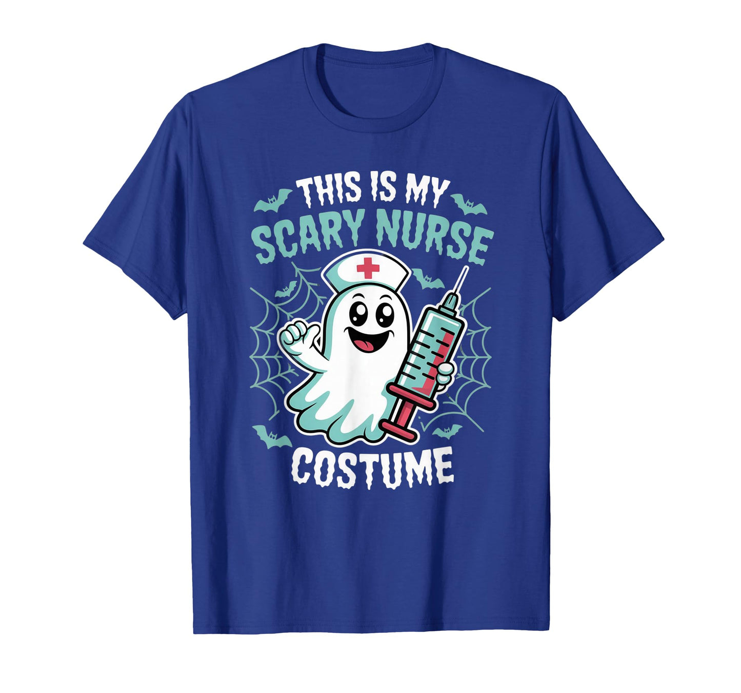 Halloween My Scary Nurse Costume Nurses who Loves Nursing T-Shirt
