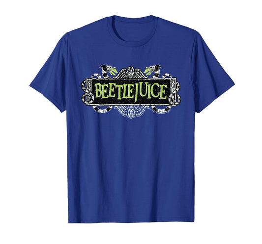 Kids Beetlejuice Snake Large Movie Logo T-Shirt