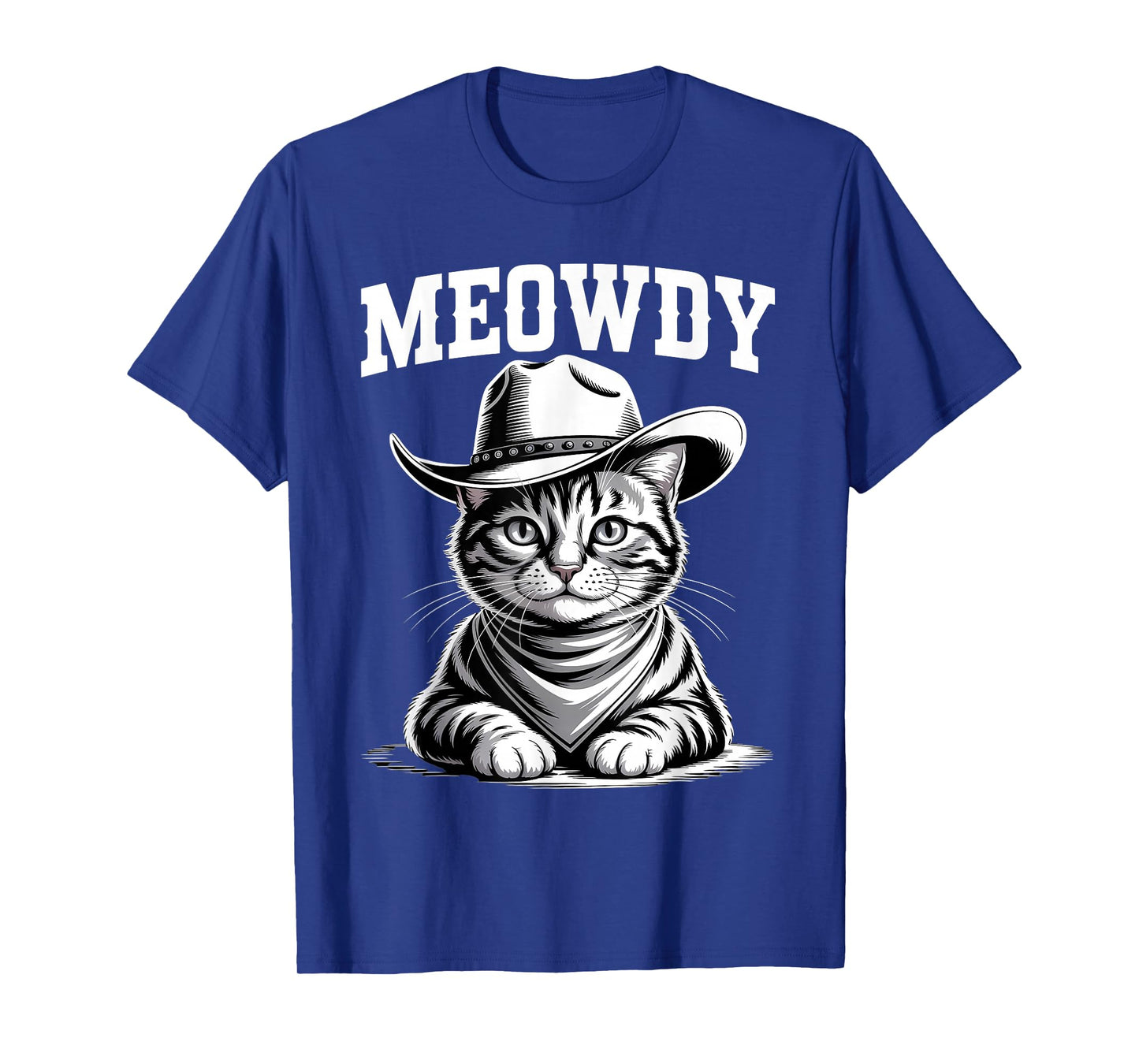 Meowdy Cat Funny Western Country Vintage Cowboy Cat T-Shirt