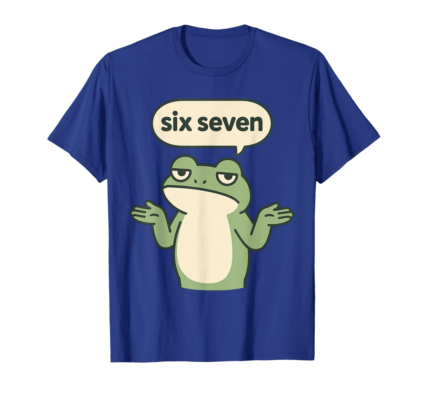 Funny 6-7 Frog Meme Brainrot Gaming Kids Humor T-Shirt
