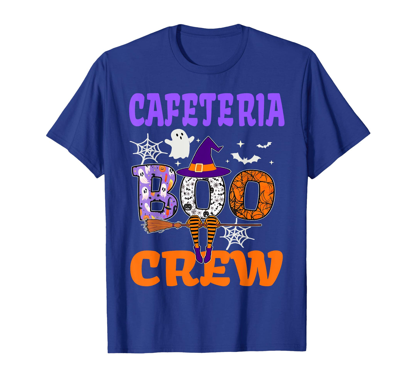 Cafeteria Boo Crew Spooky Ghost Funny Halloween Costume T-Shirt