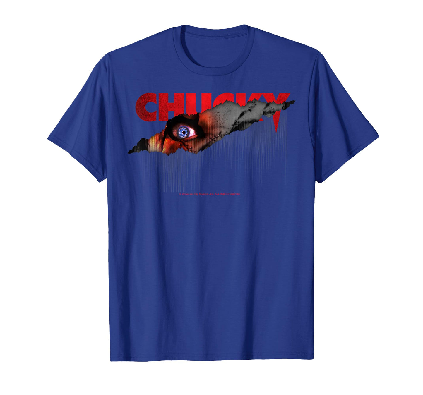 Chucky Shining Blue Eyeball Horror T-Shirt