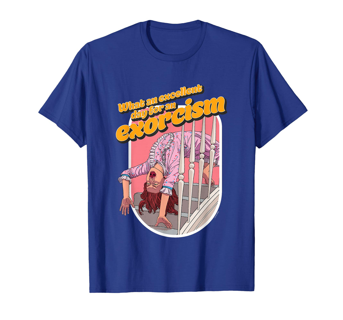 The Exorcist What An Excellent Day For An Exorcism Stairs T-Shirt