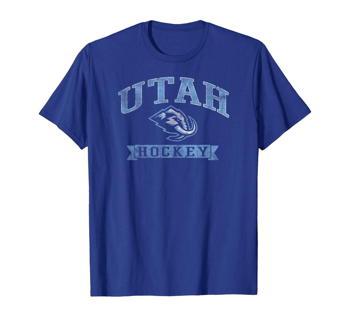 Utah Mammoth Vintage Hockey Black NHL Officially Licensed T-Shirt