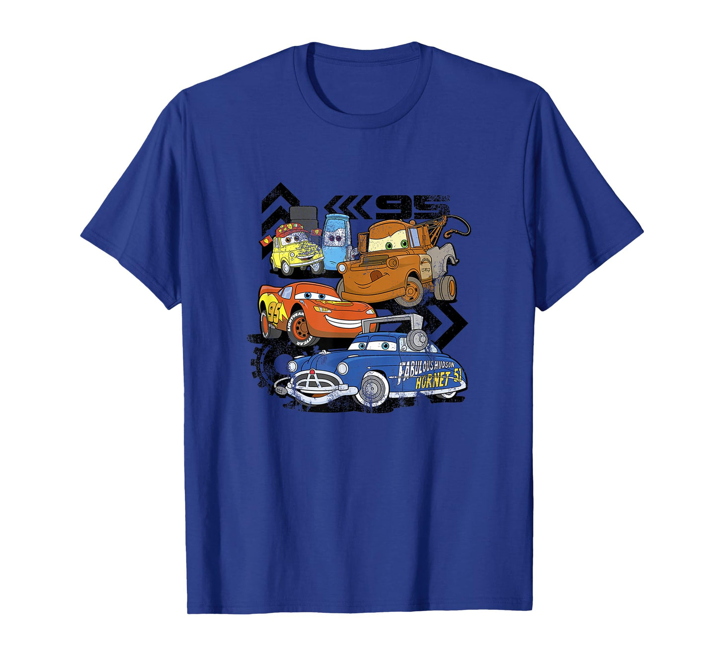 Disney Pixar Cars Radiator Springs Residents Distressed V2 T-Shirt