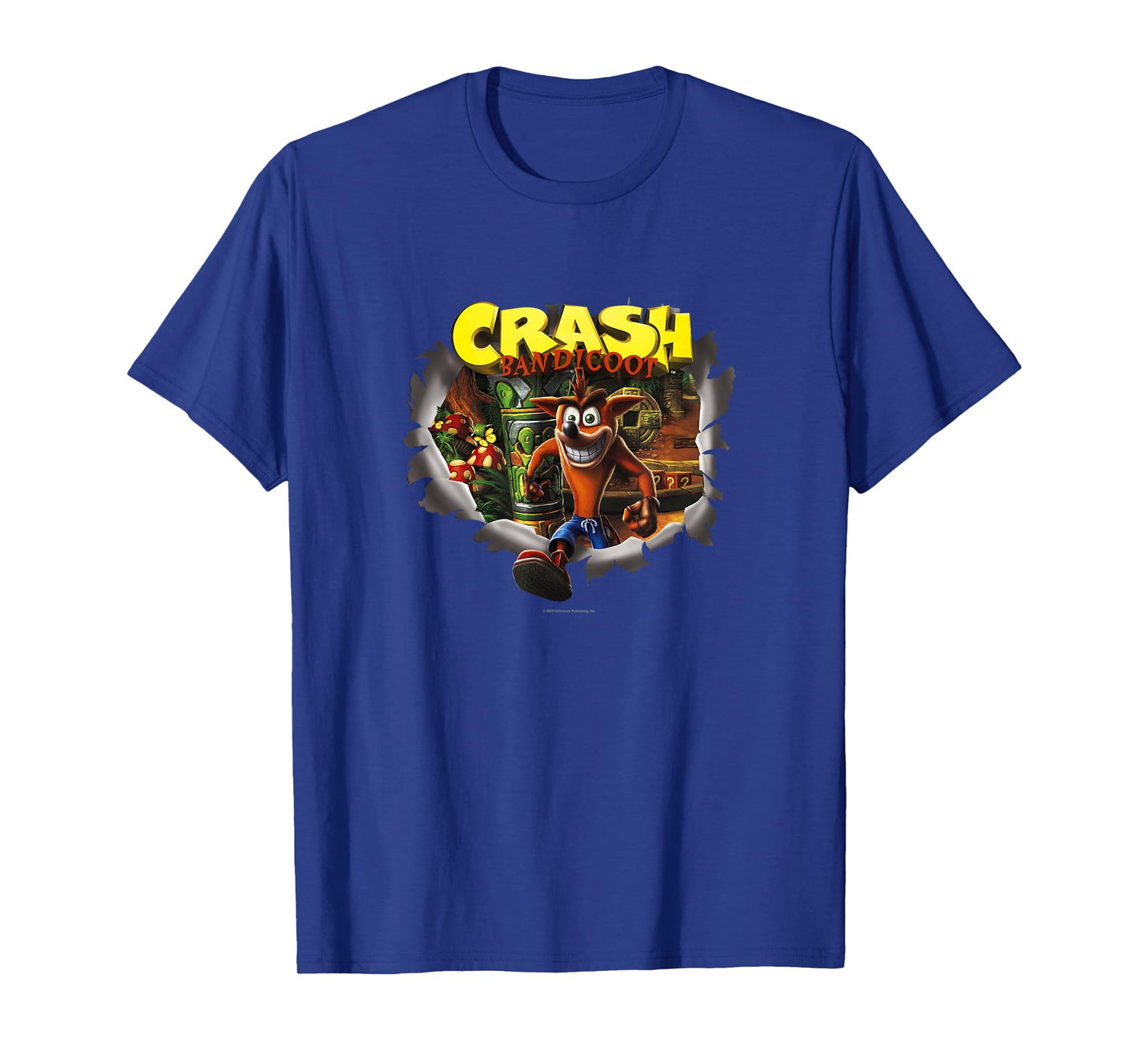 Crash Bandicoot Vintage Island Breakthrough Game Poster T-Shirt